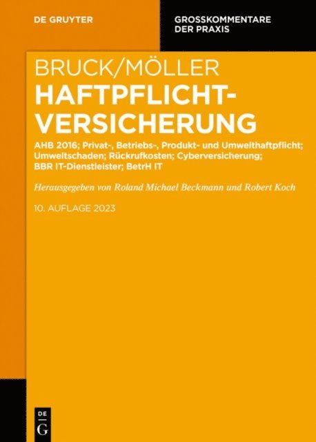 Robert Koch, Roland Michael Beckmann - Haftpflichtversicherung, E-bok