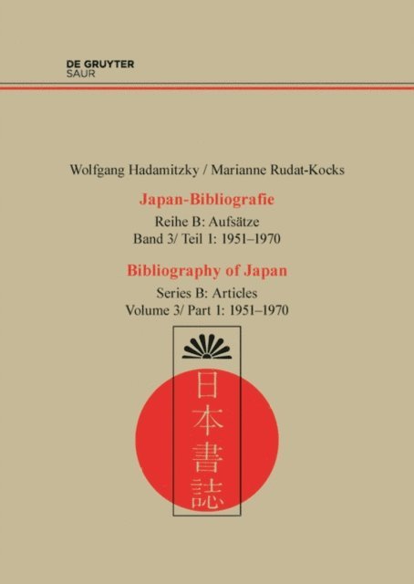 Marianne Rudat-Kocks, Wolfgang Hadamitzky - 1951-1970, E-bok