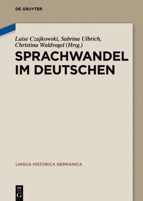 Christina Waldvogel, Sabrina Ulbrich-Bosch, Luise Czajkowski - Sprachwandel im Deutschen, E-bok