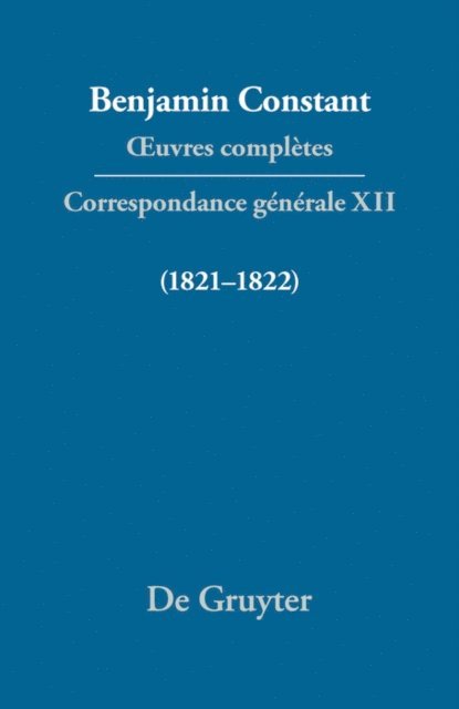 Paul Rowe, Cecil P. Courtney - Correspondance générale 1821–1822, E-bok