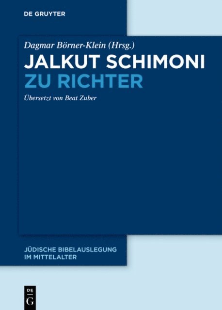 Dagmar Borner-Klein - Jalkut Schimoni zu Richter, E-bok