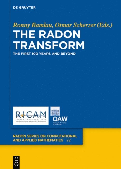 Otmar Scherzer, Ronny Ramlau - Radon Transform, E-bok