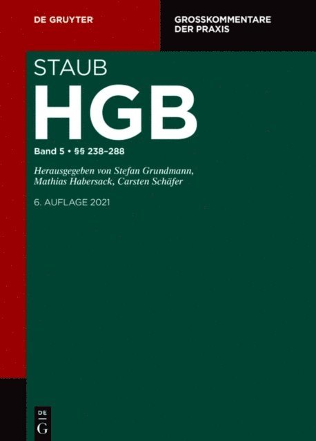 Andre Meyer, Klaus-Dieter Druen, Detlef Kleindiek, Moritz Poschke - §§ 238-288, E-bok