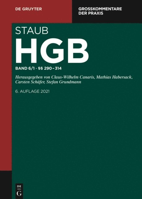 Ernst Thomas Kraft, Peter Kindler - §§ 290-314, E-bok