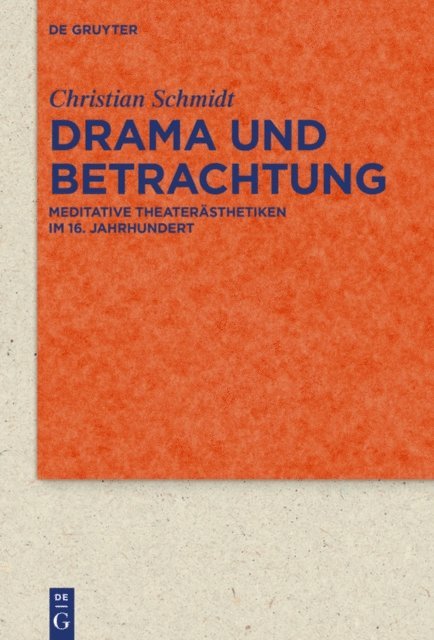 Christian Schmidt - Drama und Betrachtung, E-bok