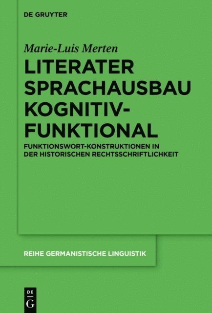 Marie-Luis Merten - Literater Sprachausbau kognitiv-funktional, E-bok