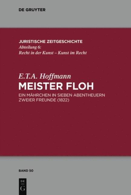 Michael Niehaus, Thomas Vormbaum, E.T.A. Hoffmann - Meister Floh, E-bok