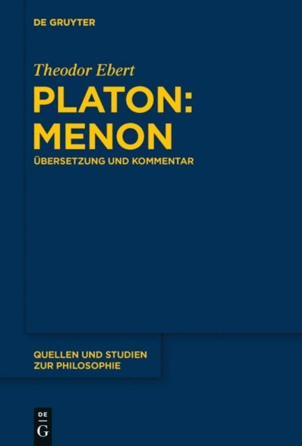 Theodor Ebert - Platon: Menon, E-bok