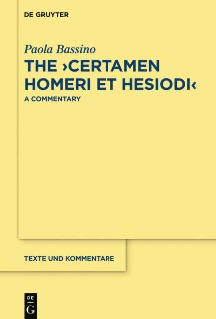 Paola Bassino - Certamen Homeri et Hesiodi, E-bok