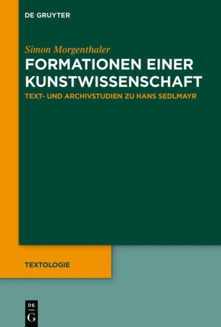 Simon Morgenthaler - Formationen einer Kunstwissenschaft, E-bok