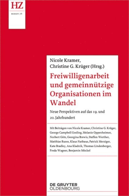 Christine G. Kruger, Nicole Kramer - Freiwilligenarbeit und gemeinnützige Organisationen im Wandel, E-bok