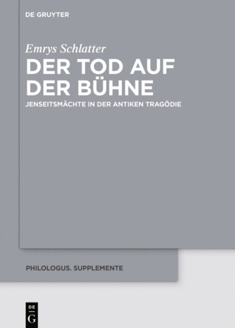 Emrys Schlatter - Der Tod auf der Bühne, E-bok