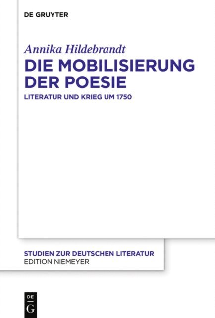 Annika Hildebrandt - Die Mobilisierung der Poesie, E-bok
