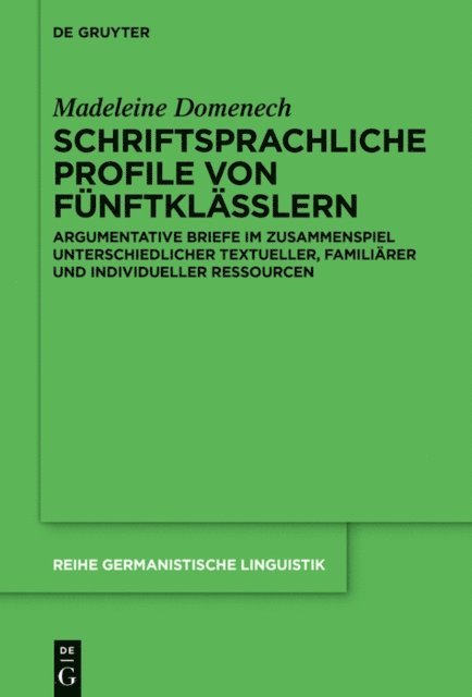 Madeleine Domenech - Schriftsprachliche Profile von Fünftklässlern, E-bok