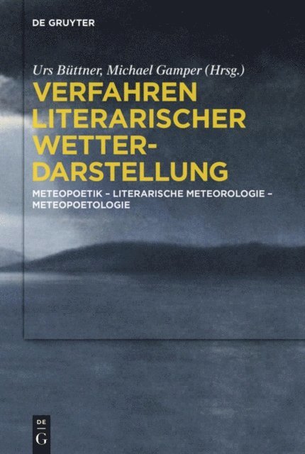 Michael Gamper, Urs Buttner - Verfahren literarischer Wetterdarstellung, E-bok