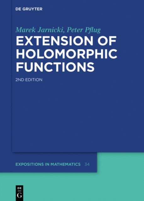 Peter Pflug, Marek Jarnicki - Extension of Holomorphic Functions, E-bok