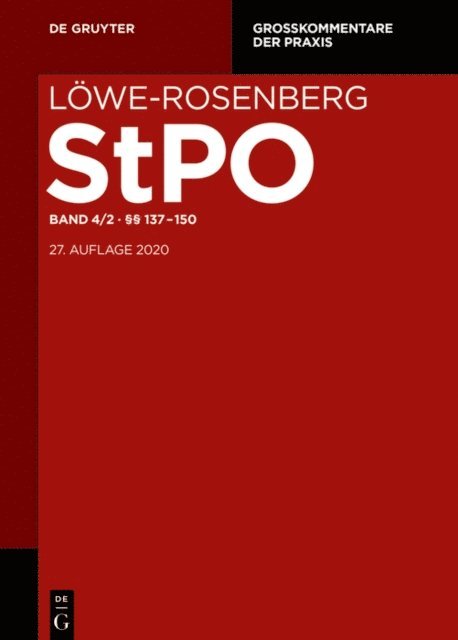 Matthias Jahn - §§ 137-150, E-bok