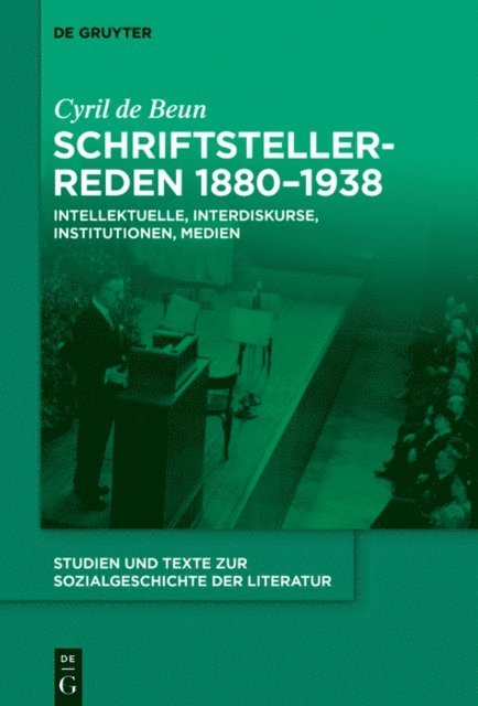 Cyril de Beun - Schriftstellerreden 1880–1938, E-bok