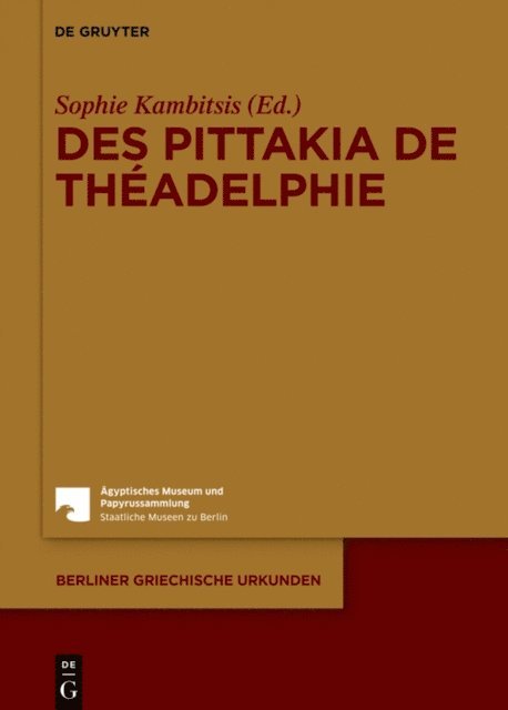 Sophie Kambitsis - Des pittakia de Théadelphie, E-bok