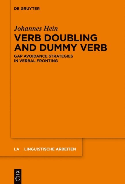 Johannes Hein - Verb Doubling and Dummy Verb, E-bok