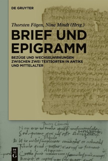 Nina Mindt, Thorsten Fogen - Brief und Epigramm, E-bok