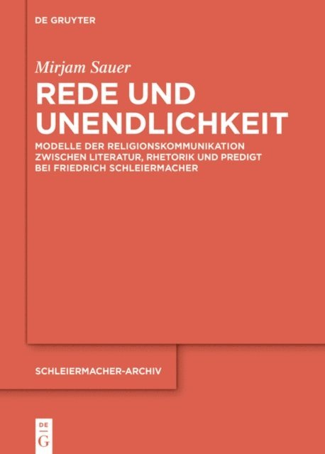 Mirjam Sauer - Rede und Unendlichkeit, E-bok
