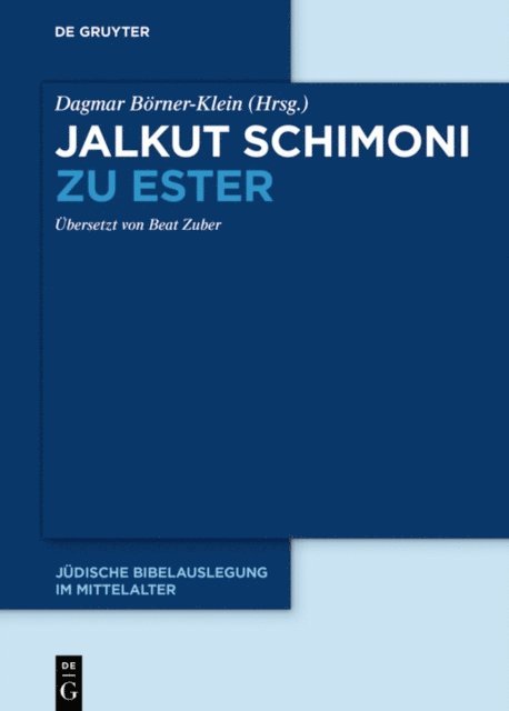 Dagmar Borner-Klein - Jalkut Schimoni, E-bok