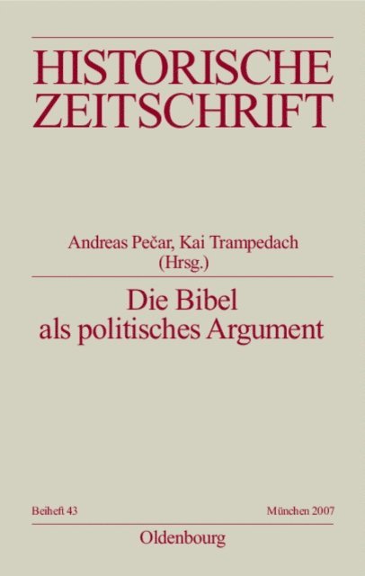 Kai Trampedach, Andreas Pecar - Die Bibel als politisches Argument, E-bok