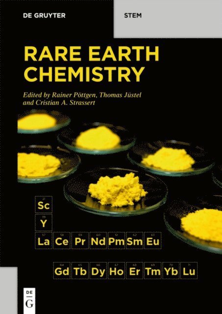 Cristian A. Strassert, Thomas Justel, Rainer Pottgen - Rare Earth Chemistry, E-bok