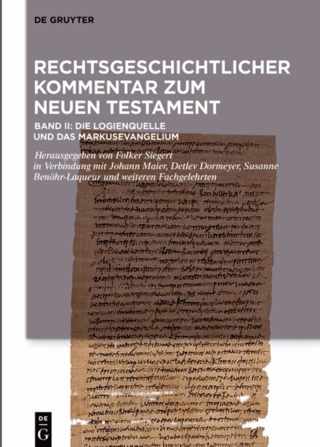 Folker Siegert - Die Logienquelle und das Markusevangelium, E-bok