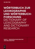 ÿquivalentregister und Bibliographie