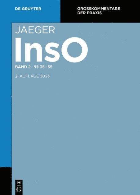 Jan Felix Hoffmann, Falk Mylich, Florian Eichel, Hans-Friedrich Muller - §§ 35-55, E-bok