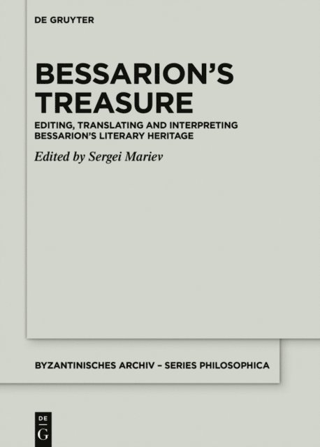 Sergei Mariev - Bessarion's Treasure, E-bok