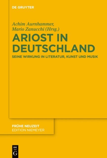 Mario Zanucchi, Achim Aurnhammer - Ariost in Deutschland, E-bok