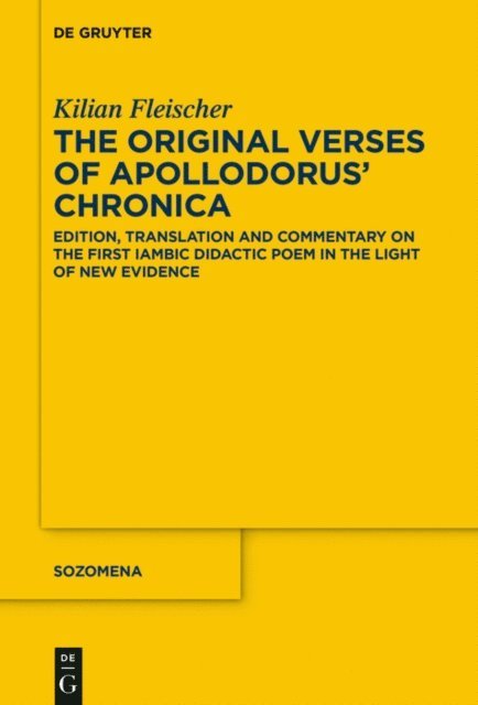 Kilian Fleischer - Original Verses of Apollodorus'  Chronica, E-bok