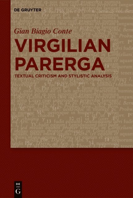 Gian Biagio Conte - Virgilian Parerga, E-bok