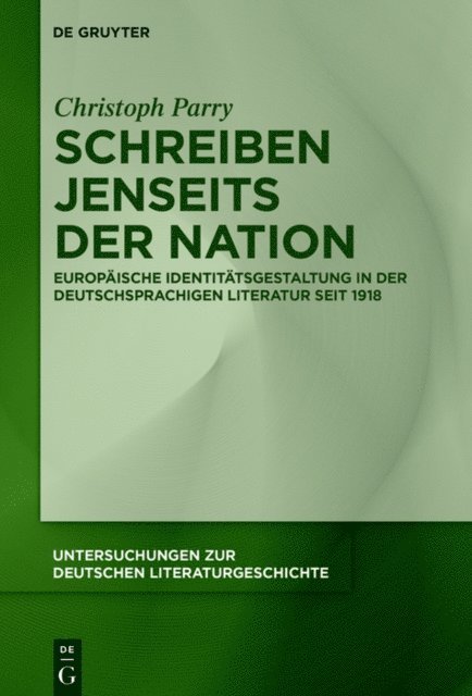 Christoph Parry - Schreiben jenseits der Nation, E-bok