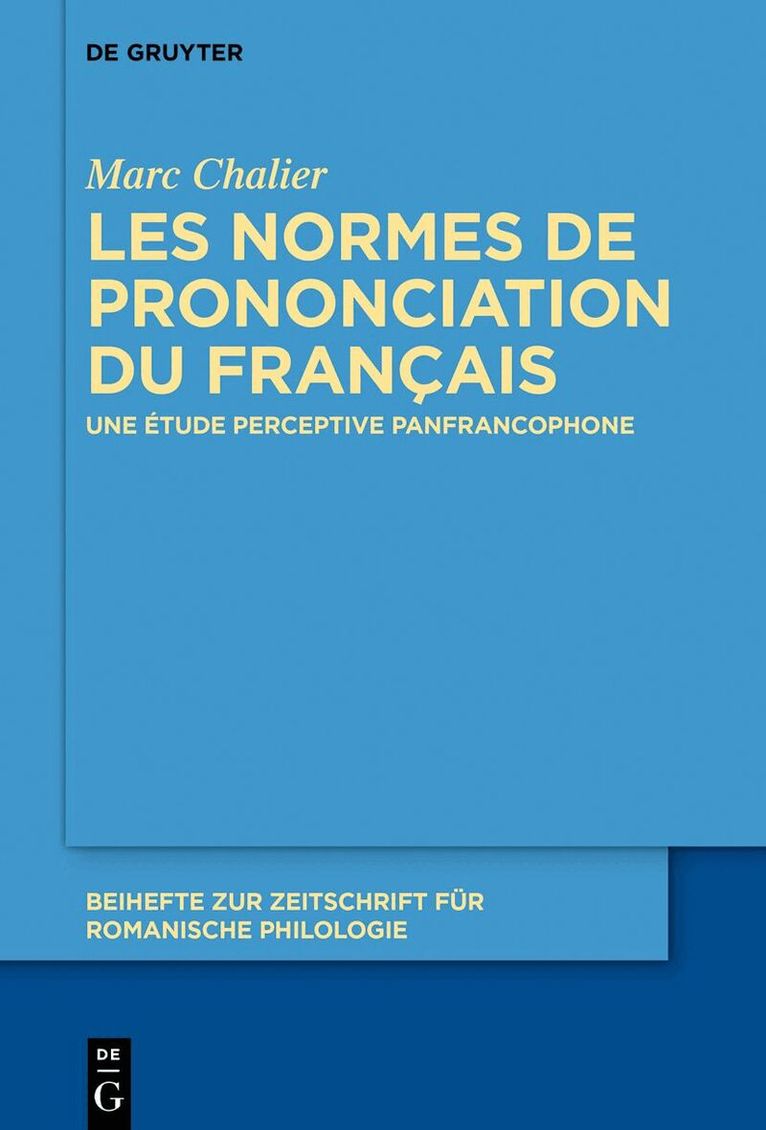 Marc Chalier - normes de prononciation du français, Inbunden. Tillgänglighet: Lägg i varukorg