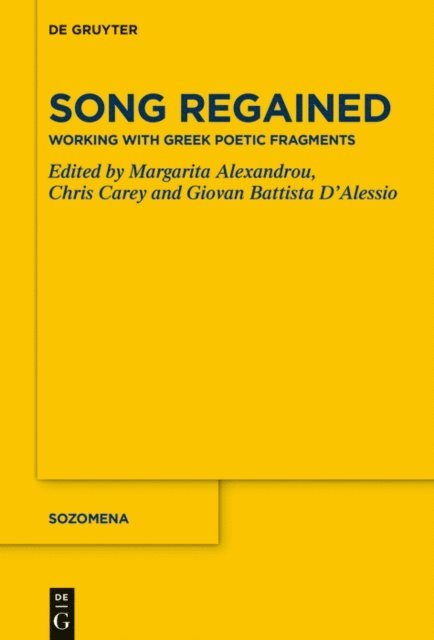 Giovan Battista D'Alessio, Chris Carey, Margarita Alexandrou - Song Regained, E-bok