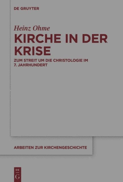 Heinz Ohme - Kirche in der Krise, E-bok