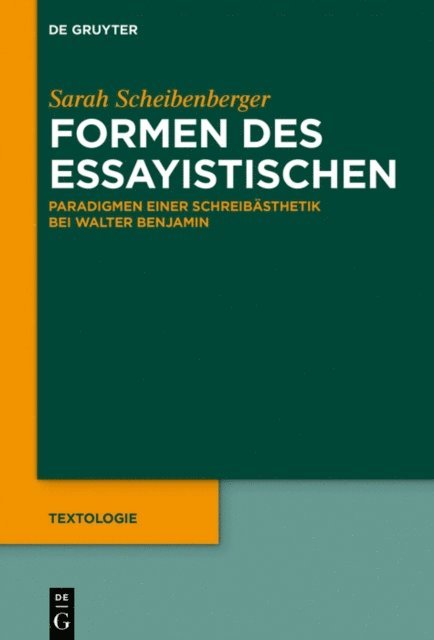 Sarah Scheibenberger - Formen des Essayistischen, E-bok