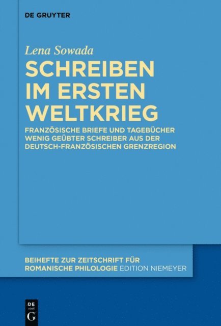 Lena Sowada - Schreiben im Ersten Weltkrieg, E-bok