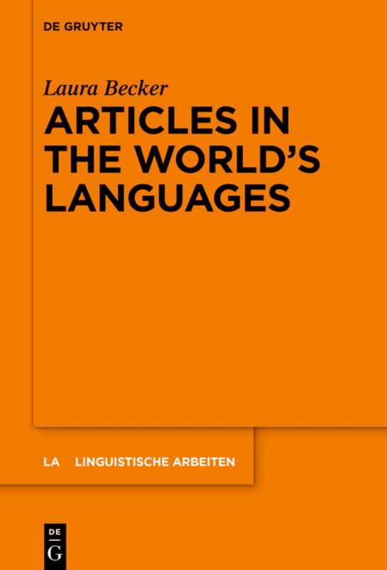 Laura Becker - Articles in the World’s Languages, Inbunden