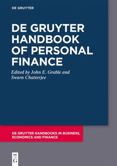 Swarn Chatterjee, John E. Grable - De Gruyter Handbook of Personal Finance, E-bok