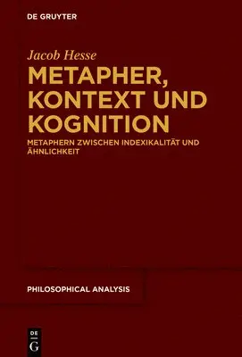 Jacob Hesse - Metapher, Kontext Und Kognition, Inbunden. Tillgänglighet: Tillfälligt slut