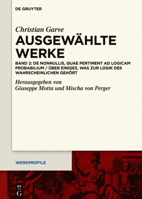 Mischa von Perger, Giuseppe Motta - De nonnullis, quae pertinent ad Logicam probabilium / Über einiges, was zur Logik des Wahrscheinlichen gehört, E-bok
