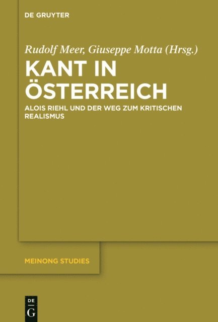 Giuseppe Motta, Rudolf Meer - Kant in Österreich, E-bok