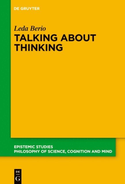 Leda Berio - Talking About Thinking, E-bok