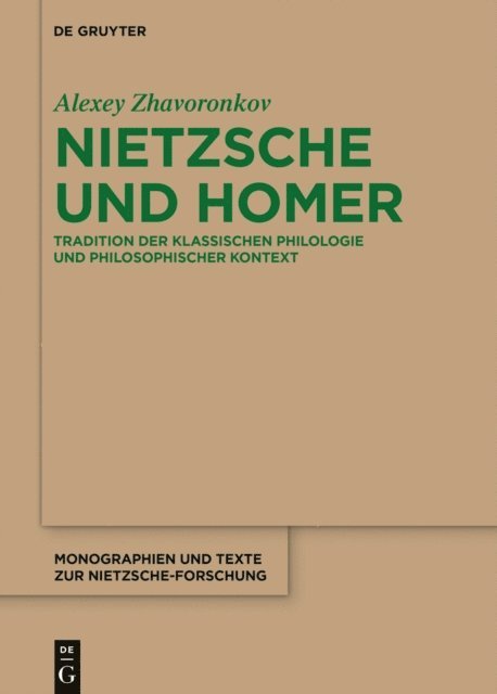 Alexey Zhavoronkov - Nietzsche und Homer, E-bok. Tillgänglighet: Lägg i varukorg