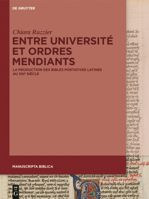 Chiara Ruzzier - Entre Université et ordres mendiants, E-bok